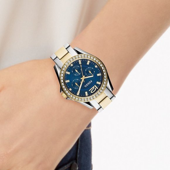 Fossil Riley Two-Tone Stainless Steel Bracelet main image 7